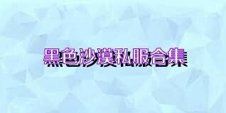 黑色沙漠私服合集