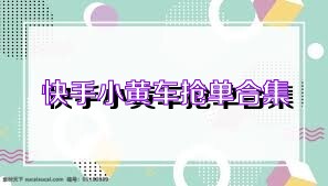 快手小黄车抢单合集