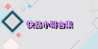 快品小哥合集