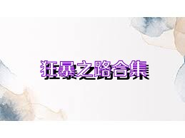 狂暴之路合集