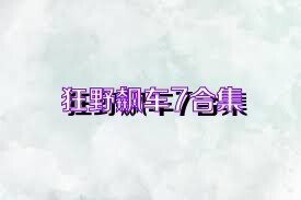 狂野飙车7合集