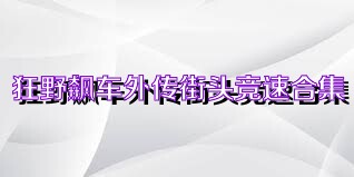 狂野飙车外传街头竞速合集