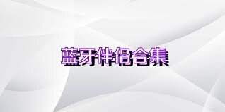 蓝牙伴侣合集