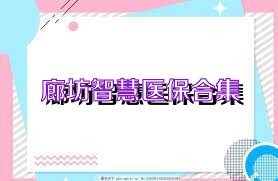 廊坊智慧医保合集