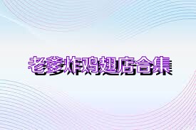 老爹炸鸡翅店合集