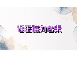 老王磁力合集