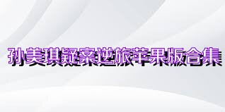 孙美琪疑案逆旅苹果版合集