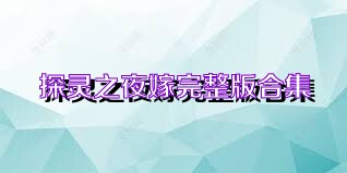 探灵之夜嫁完整版合集
