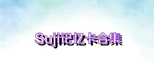 Suji记忆卡合集