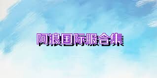 阿浪国际服合集