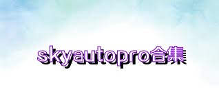skyautopro合集