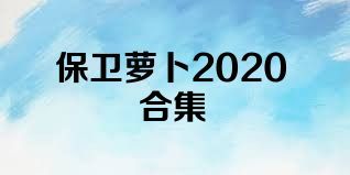 保卫萝卜2020合集