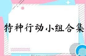 特种行动小组合集